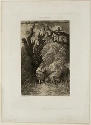 Death and the Young Mother, from Revue Fantaisiste