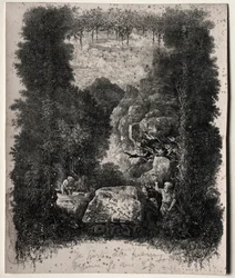 First Frontispiece for Fables and Fairy-Tales by Thierry-Faletans