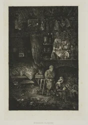 Flemish Interior, from Revue Fantaisiste