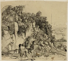 Mountainous Landscape with Horsemen