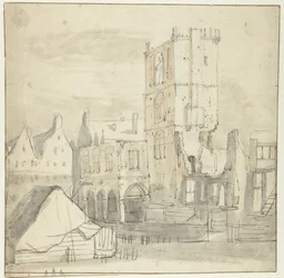 Ruins of the Old Town Hall, Amsterdam, After the Fire of 1652