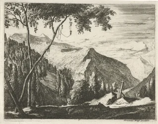 Mountain Landscape with Cross (Tyrolean Landscapes)