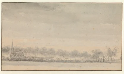 The Village of Nederhorst and the Castle from the South