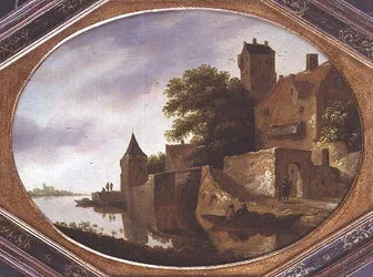 Landscape with a Fortified Manor House