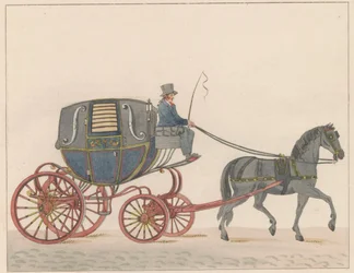 Horse Carriage in Amsterdam, ca. 1825
