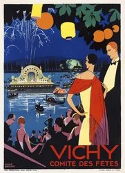 Poster advertising Vichy, France, c.1930