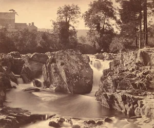 Falls of the Llugwy, at Pont-y-Pair