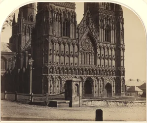 Lichfield Cathedral from the North-West, 1858