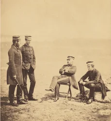 Lieutenant General Barnard and Staff