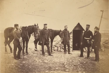 Major General Garrett & Officers of His Staff