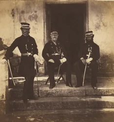 Major General Lockyer, and Two of his Staff