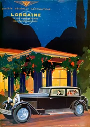 Poster, Lorraine, Societe Generale Aeronautique, 1928