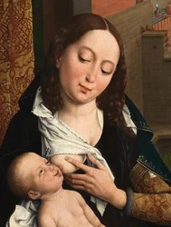 Detail of Saint Luke Drawing the Virgin