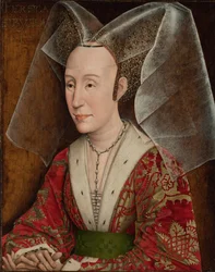 Portrait of Isabella of Portugal, wife of Philip III, Duke of Burgundy 1397-1471, ca. 1450-1475