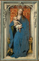 Saint Mary Nursing the Child, Left Wing of a Diptych