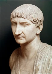 Bust of Emperor Trajan (detail)