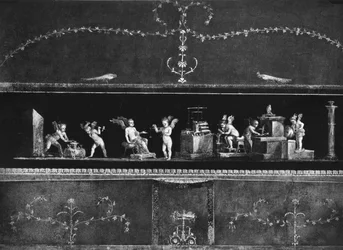 Cherubs Making Money, Frieze from the Oecus of the Casa dei Vettii (House of the Vettii) c.50-79 AD