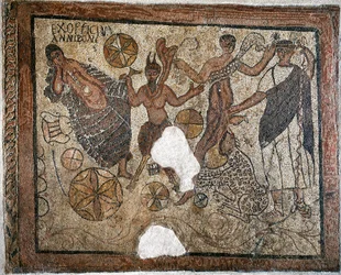 Dionysus and Ariadne - Mosaic, 4th century