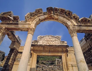 Facade of the Temple of Hadrian