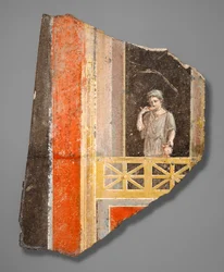 Fragment of a Woman on a Balcony