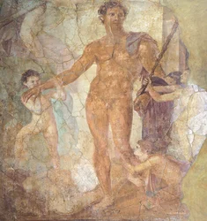 Fresco depicting Theseus Liberator