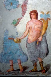 Genie Holding a Horn of Abundance. Late 2nd and Early 3rd century