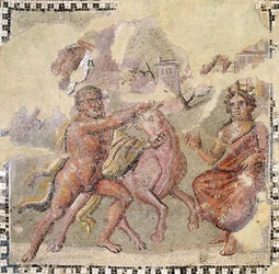 Herakles with the Cretan Bull, Ostia