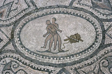Hercules and Antaeus, from the Floor of 