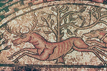 Hinton St. Mary pavement (detail) c.350 AD
