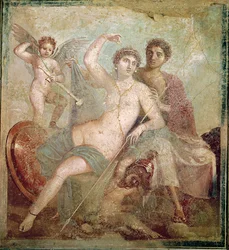 Mars and Venus from the House of Mars and Venus, Pompeii
