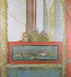 Naval Scene, Pompei, Italy