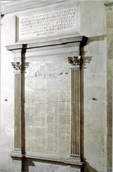 Plaque of the Triumphal and Consular Fastes. Period of Emperor Augustus
