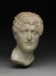 Portrait head of a man