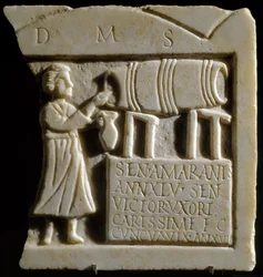 Relief depicting a Tavern Scene