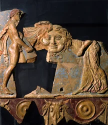 Relief from the area of the Temple of Apollo, Palatine Hill, Rome