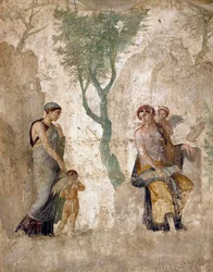 Roman Art: Eros Punished in the Presence of Aphrodite