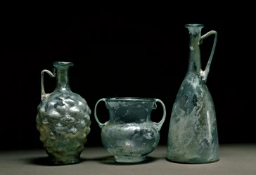 Roman Art: Glass Bottles and Jug