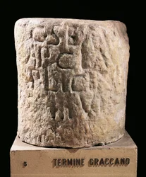 Roman civilization, boundary stone which marked allotments assigned by Gracchi