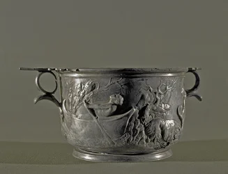 Silver Skyphos, 2nd Century BC