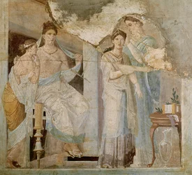 Slave Combing a Girl
