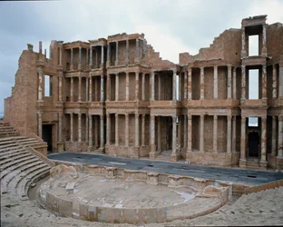 Stage of Roman theater, 2nd-3rd century