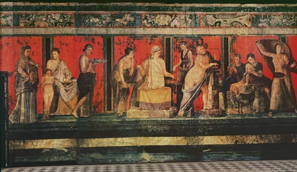 The Hall of Mysteries, Pompeii, 79 AD