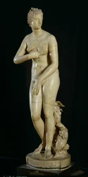 The Medici Venus, Copy of the Hellenistic Original by Praxiteles (c.370-330 BC)