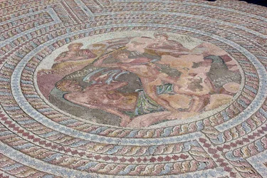 Theseus and the Minotaur, House of Theseus, Paphos, Cyprus