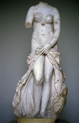 Venus Landolina or Anadyomene. Sculpture, Museum of Syracuse, Sicily, Italy.
