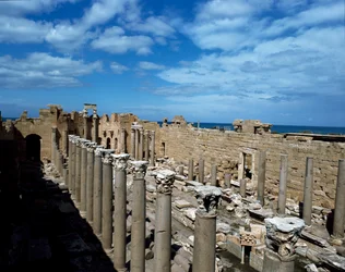 View of the Basilica, built as a court of justice, 3rd century