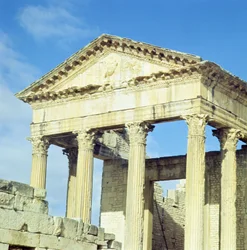 View of the Capitolium (front facade)