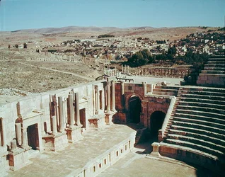 View of the South Theatre, built c.90 AD