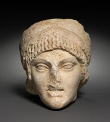 Head of a Young Woman, 25-1 BC