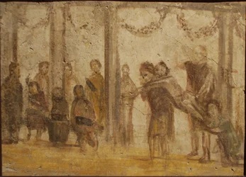 The Punishment of a Pupil. Fresco from the House of Julia Felix